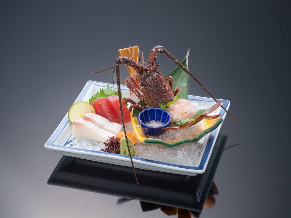 ซาชิมิกุ้งมังกร