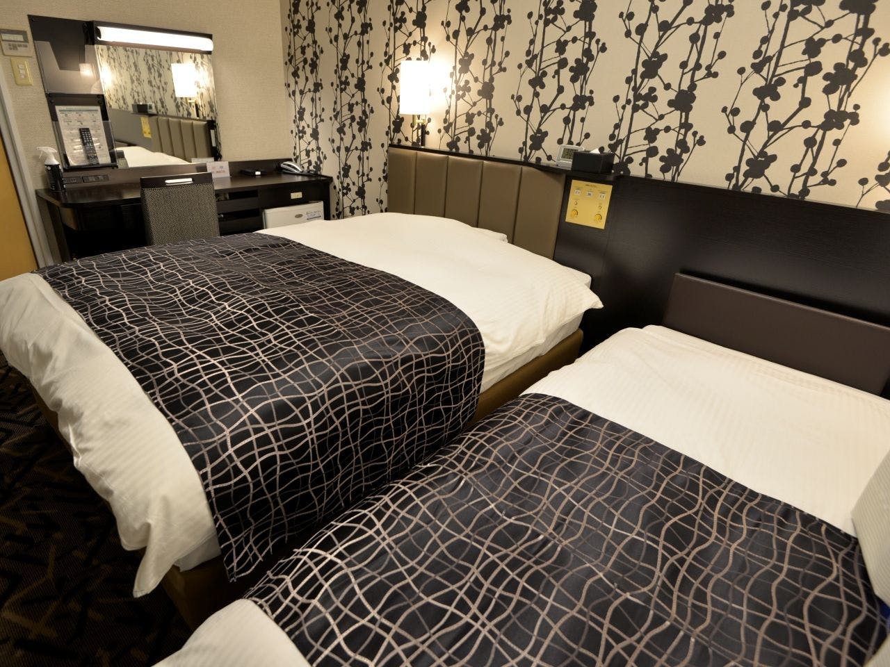 ห้องพักเตียงคู่ขนาดกะทัดรัด