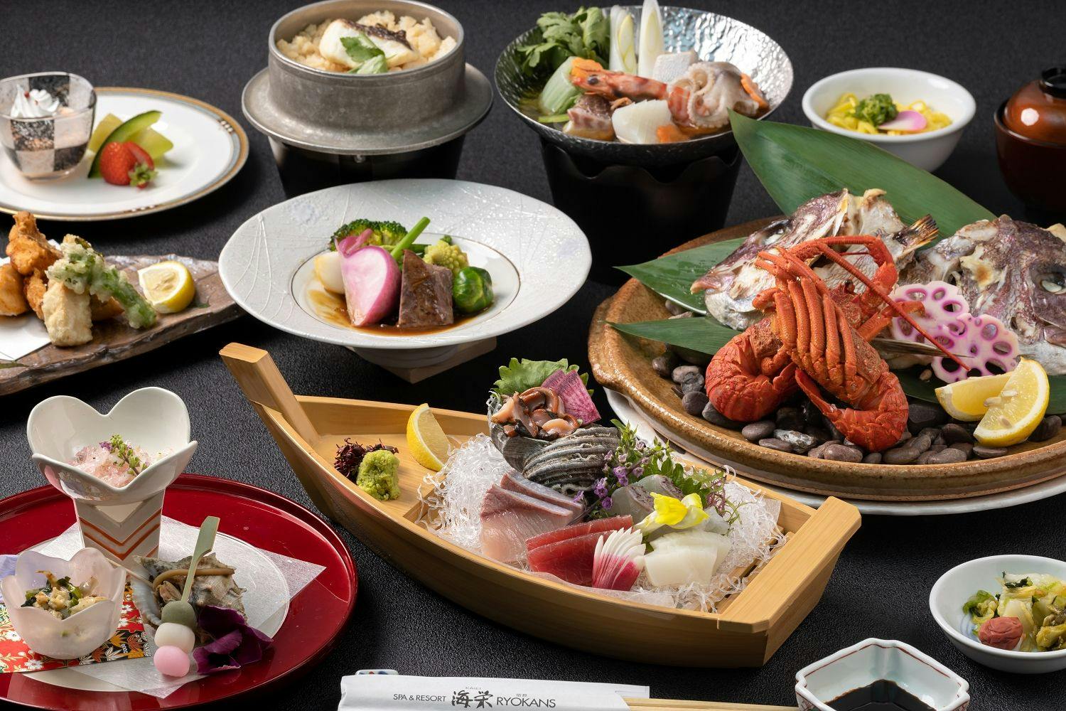 ตัวอย่างชุดอาหารโชไซ