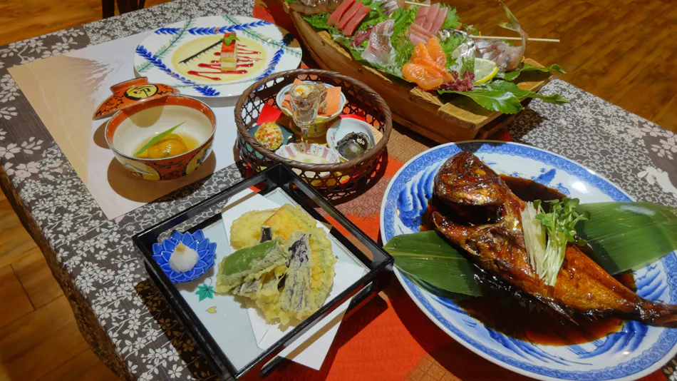 Izuna Inn & Spa ~ the veggie delights