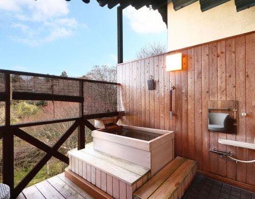 プレミアムツイン◆専用の檜露天風呂付