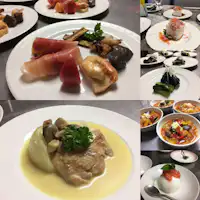 อาหารเย็น (ตัวอย่าง) พร้อมกาแฟ