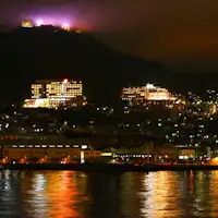 โรงแรมเซย์ฟู นางาซากิที่มองจากเดจิมะ