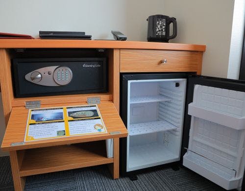 保冷庫やセーフティボックスを完備