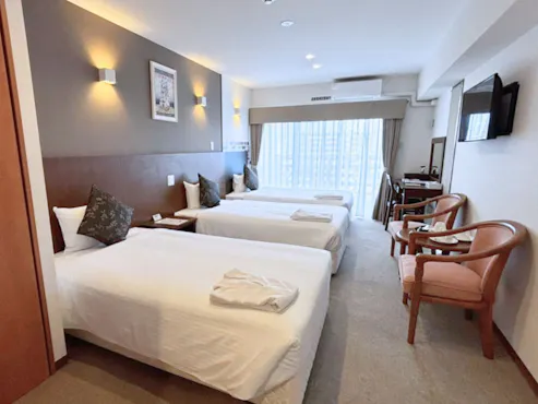 【ประเภทโรงแรม】ห้องพักแบบทริปเปิล