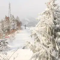 ที่พักของเราอยู่ตรงหน้าลานสกี!