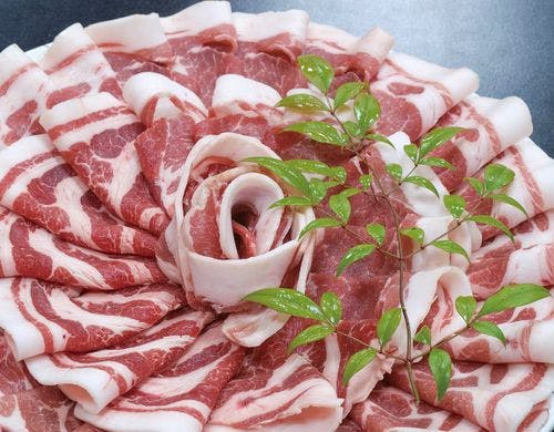 【ぼたん鍋(一例)】冬だけの魅力・ぼたん鍋