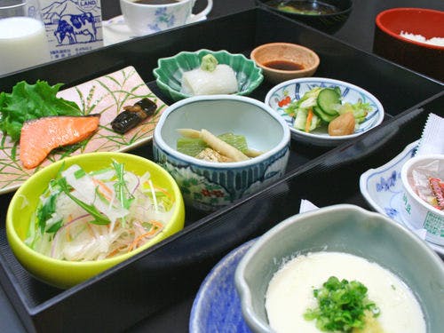 【朝食の一例】道内産の食材がメイン