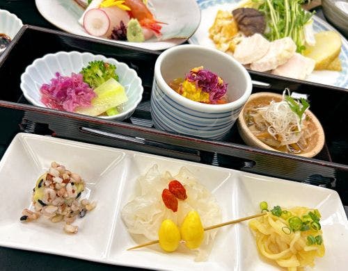 【夕食の一例】地産地消にこだわっています