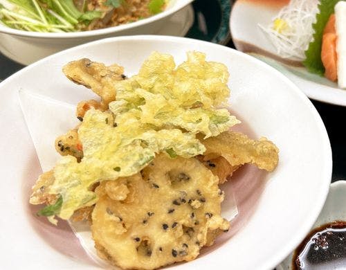 【夕食の一例】道産食材をふんだんに使用