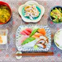 【อาหารเย็น】ซาชิมิสดจากน่านน้ำใกล้เกาะอามามิโอชิมะ