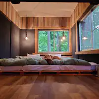 ห้องนอนของคอทเทจให้เช่าทั้งหลัง withDOG207