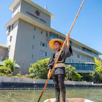 เพลิดเพลินกับโอเปร่าของคนพายเรือขณะล่องเรือในแม่น้ำยานากาวะที่มีชื่อเสียง♪
