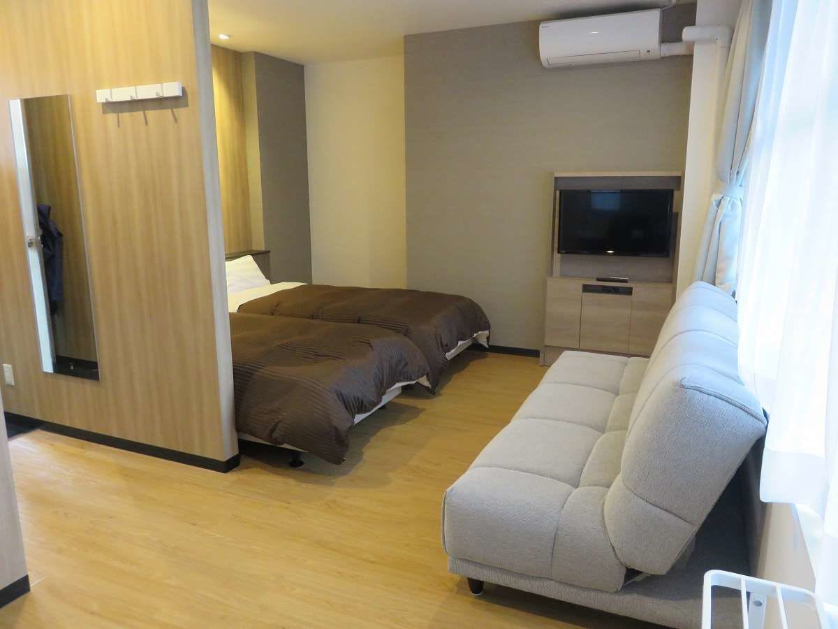 角落双床房 ※ 可容纳三人