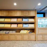 8 types of pillows to choose from (first come, first served).