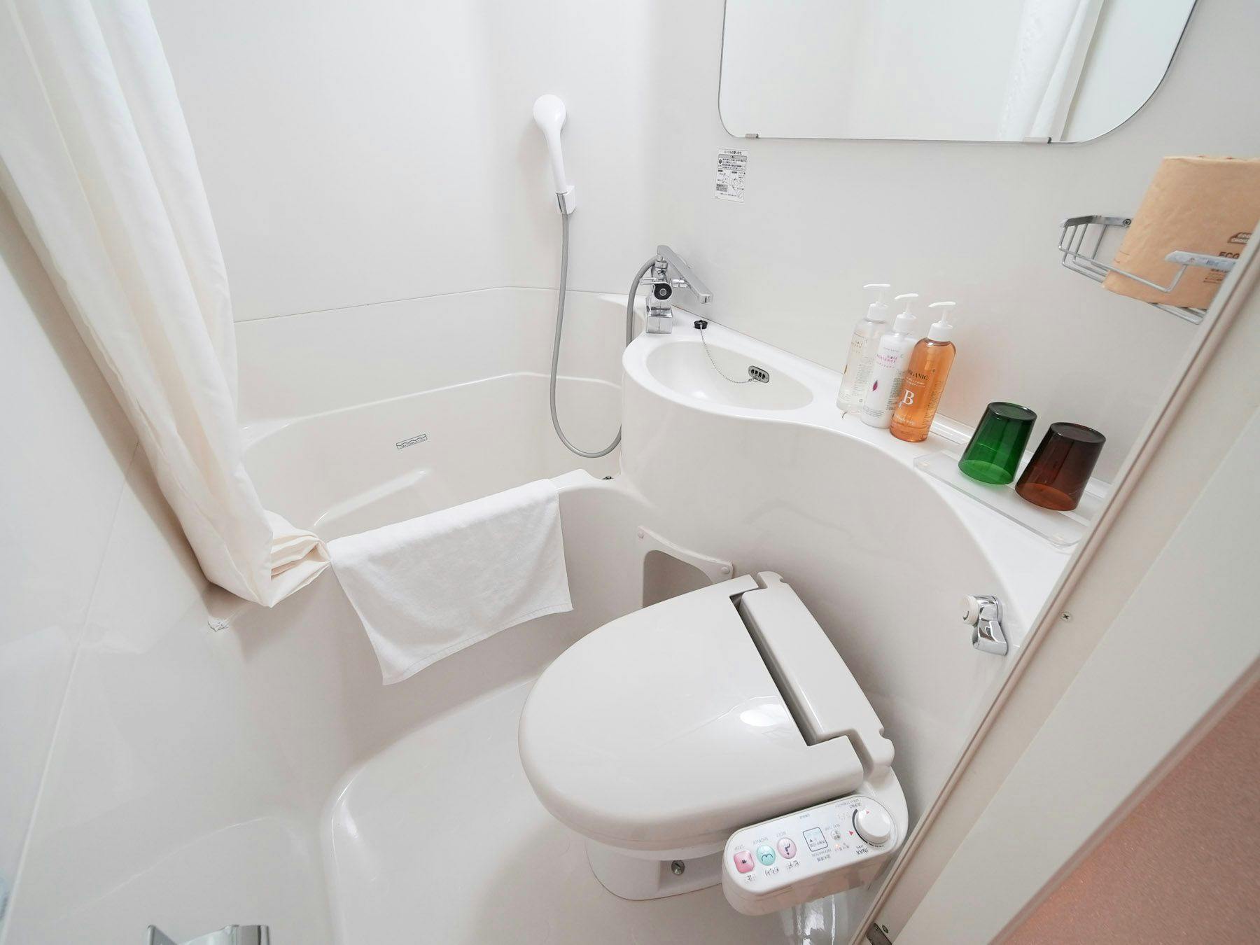 ห้องน้ำแบบยูนิตที่สะอาดและสะดวกสบาย