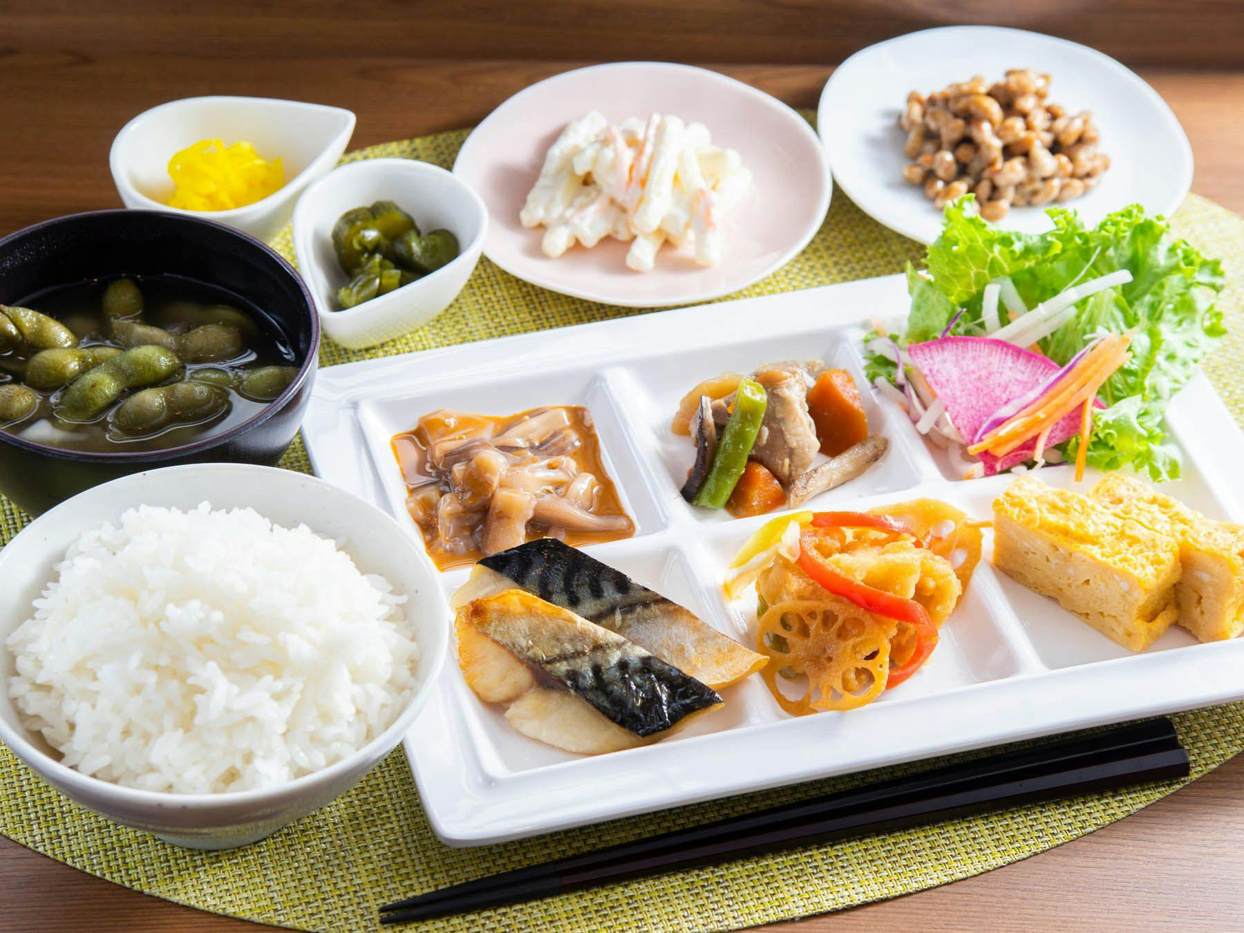 Gambar penyajian sarapan sehat