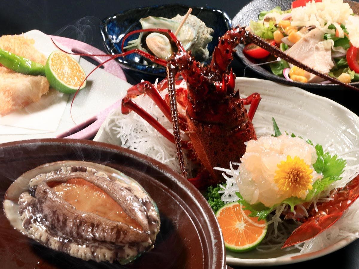 全套餐◆伊勢龍蝦☆鮑魚☆金目鯛