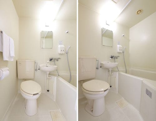 和室三人部屋　バス・トイレ