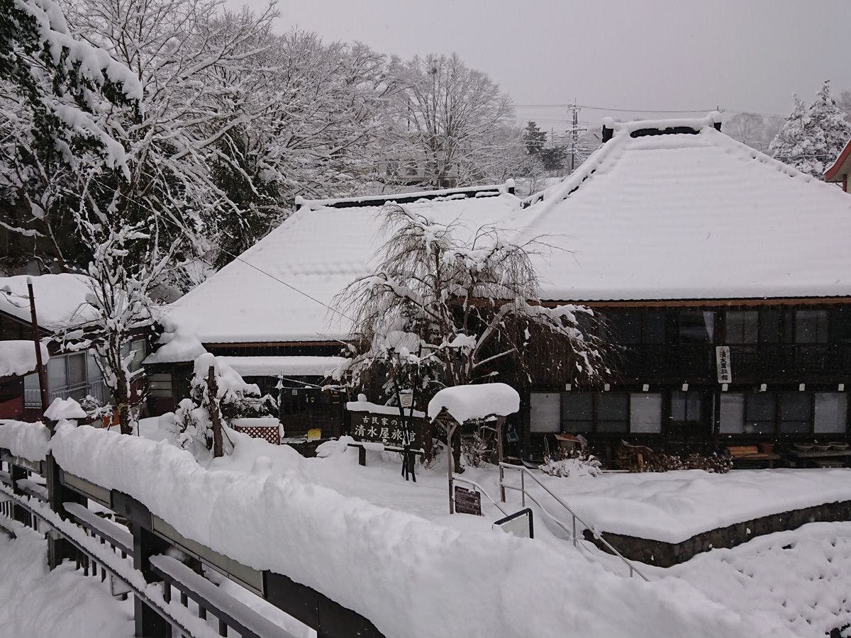 หมู่บ้านเฮเคะในฤดูหนาว