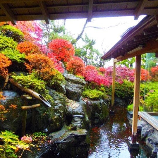 Inagaki Onsen Hotel Kagetsutei, a Hot Spring Inn with Natural Flowing Water, Famous Bath of Okutsugaru
