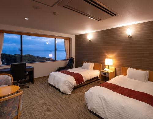 【海側DX和洋室-A】和室部屋