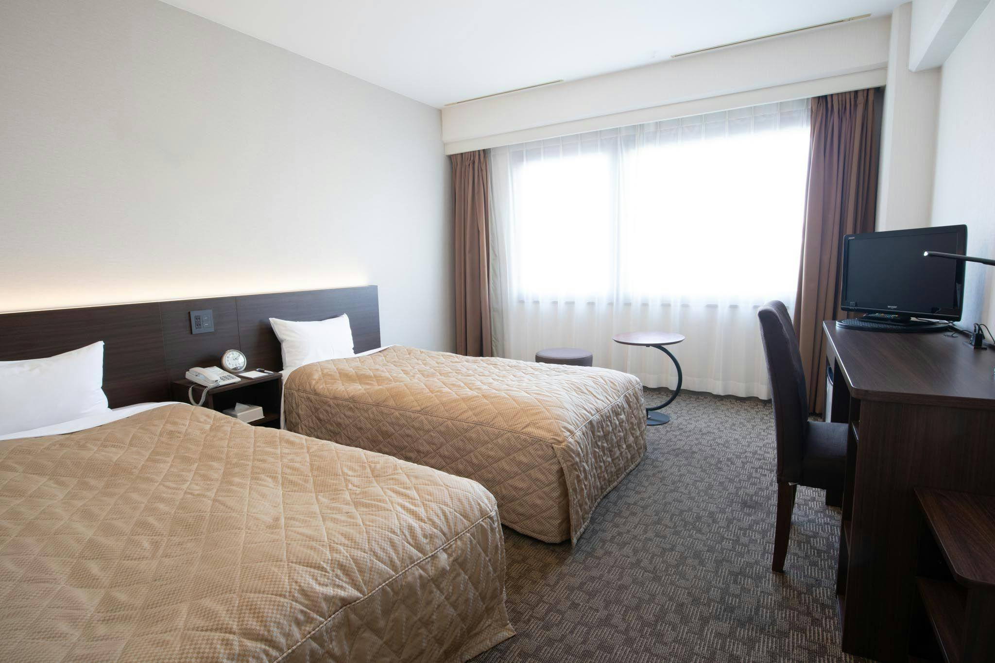 Twin Room Interior (Morning)