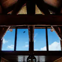 วิวจากโรงแรม Log