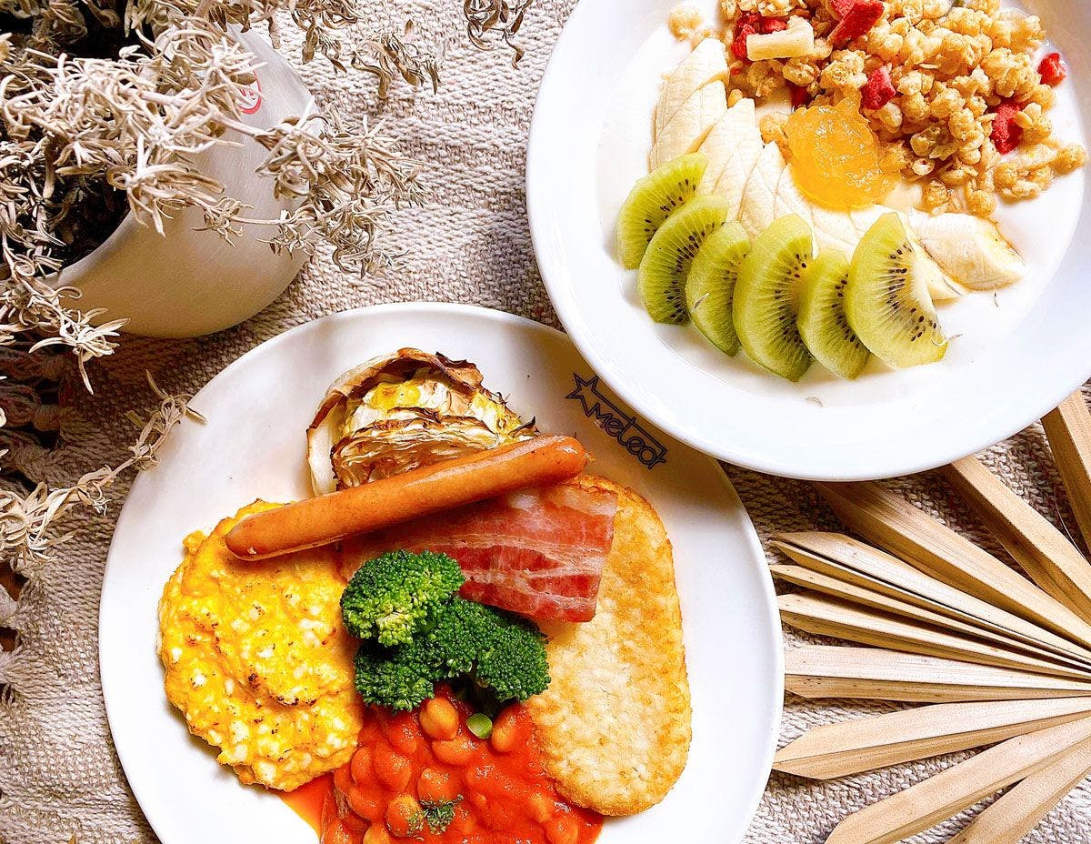 【อาหารเช้า】นี่คือตัวอย่างอาหารเช้าที่เราจัดให้ที่สถานที่ของเรา