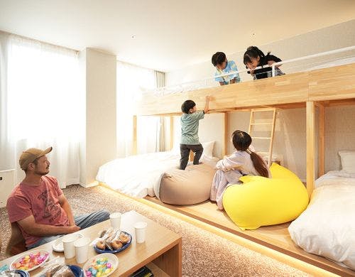 【2023年7月改装】＜バンクベッドルーム＞