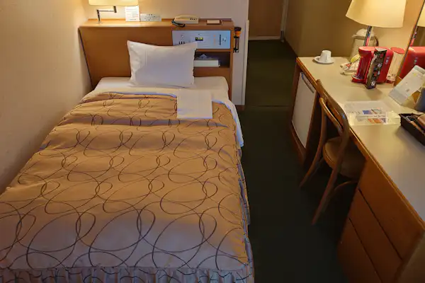 นี่คือภาพของเตียงเดี่ยวมาตรฐาน