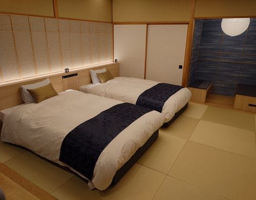 和洋室ベッドサイド