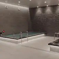 บรรยากาศของห้องอาบน้ำที่ SPA 'Yuparu'