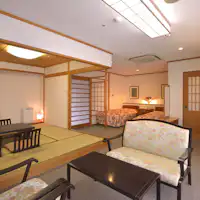 ตัวอย่างห้องพัก: ห้องสไตล์ญี่ปุ่นและตะวันตก (ห้องพิเศษ)