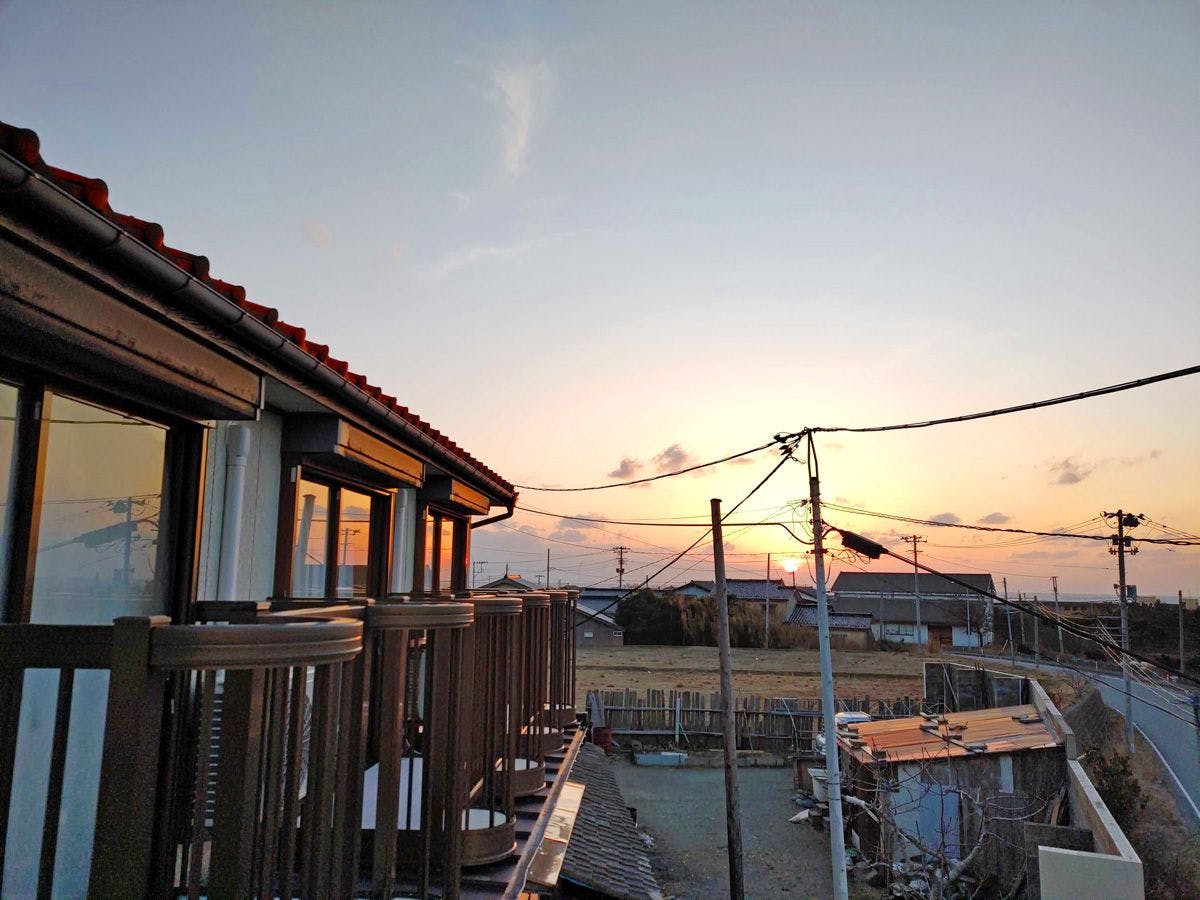 #พระอาทิตย์ตกดินจากนานุระ