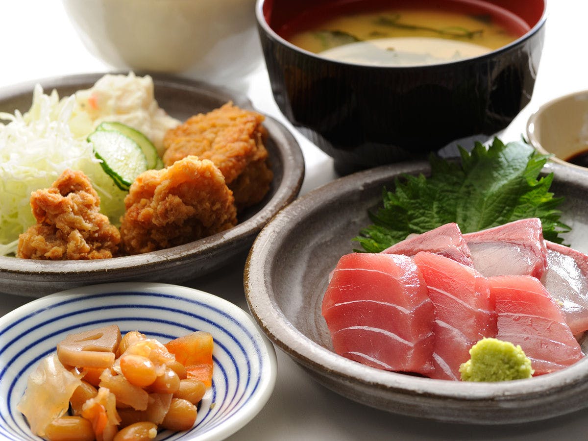★Contoh makan malam harian☆Set sashimi★