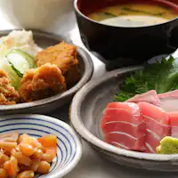 ★Contoh makan malam harian☆Set sashimi★