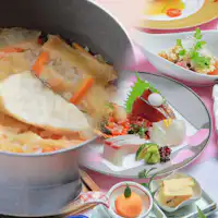 ■伊予鯛釜飯與當季風味會席