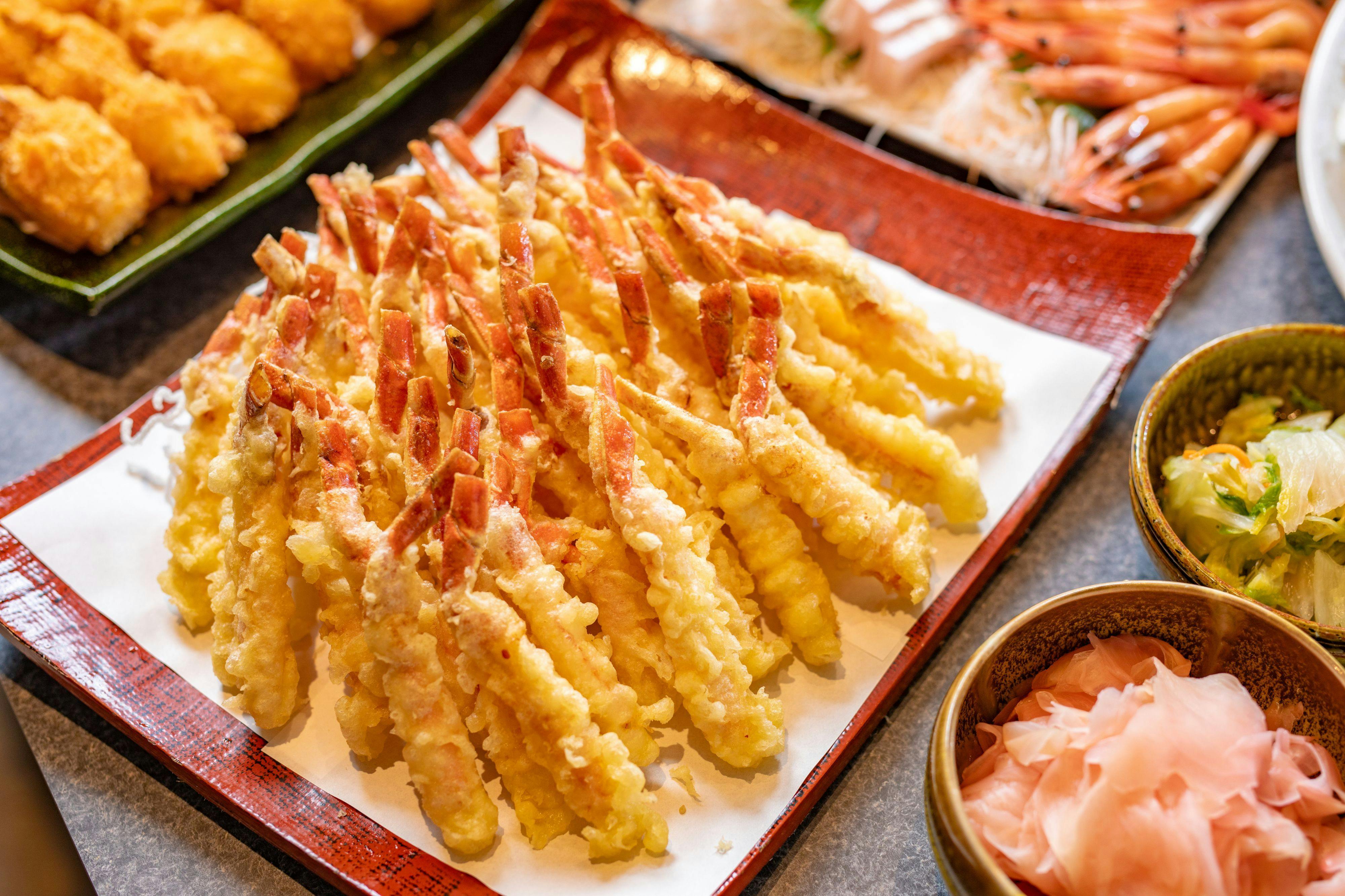 酥脆的螃蟹天婦羅每年都深受歡迎