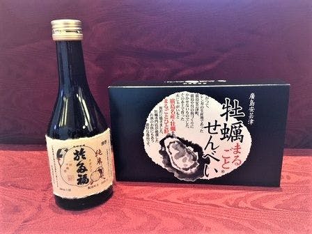 ขนมเซมเบ้เหล้าสาเกและหอยนางรมของอาคิทสึ