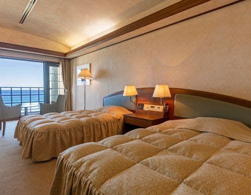 【オーシャンビュー和洋室】64平米の和洋室