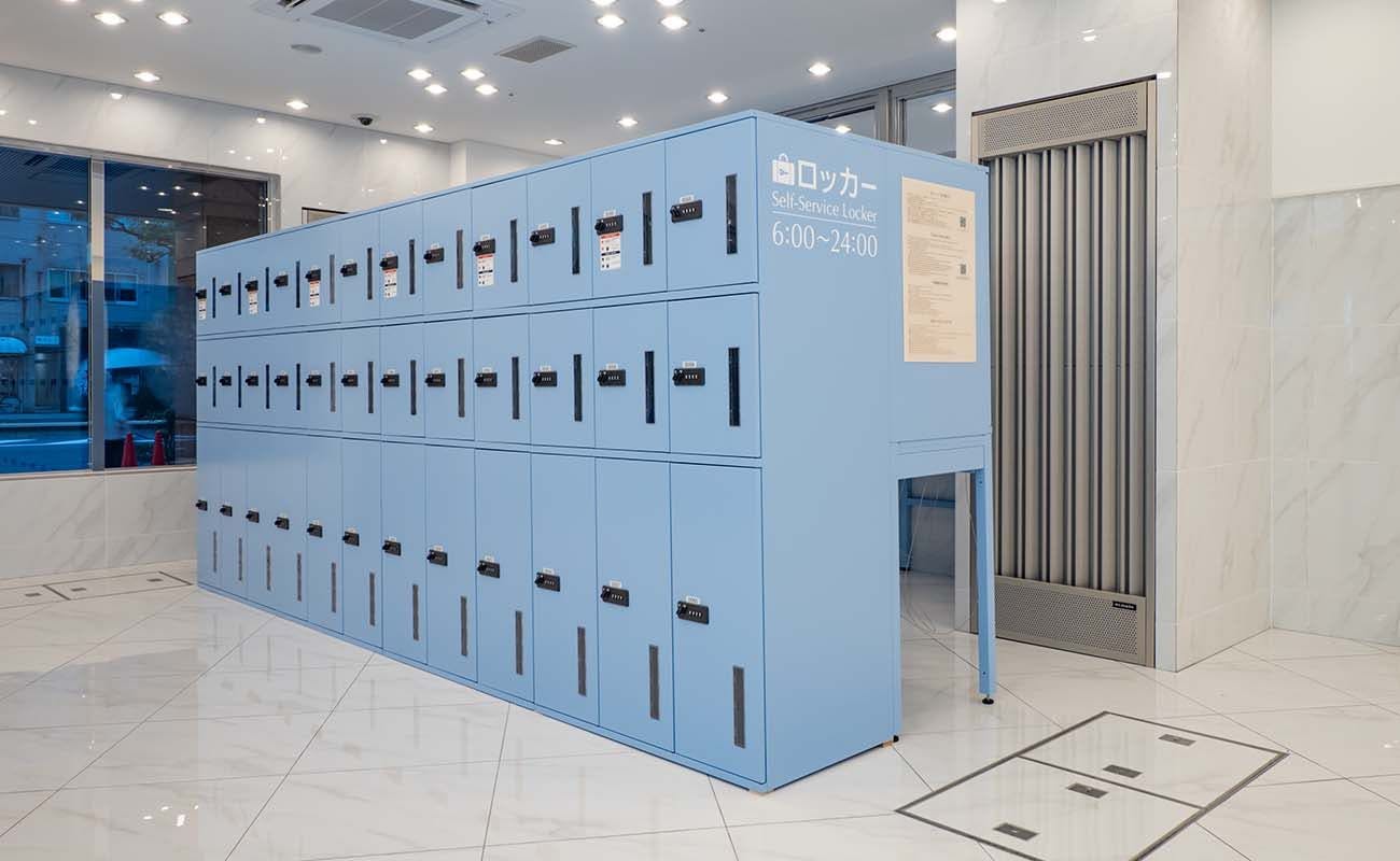 セルフロッカー（30台_宿泊者専用無料）
