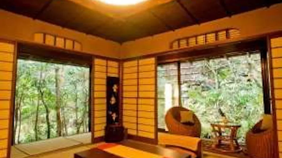 Hakone Yumoto Onsen Gensen Kakenagashi Furotsuki Hanare Oheya Shoku no Yado Yamabeso