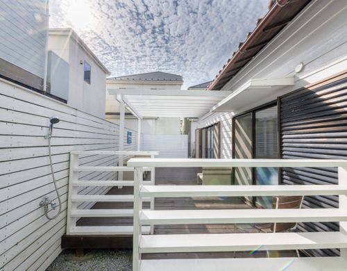 室内からのテラス