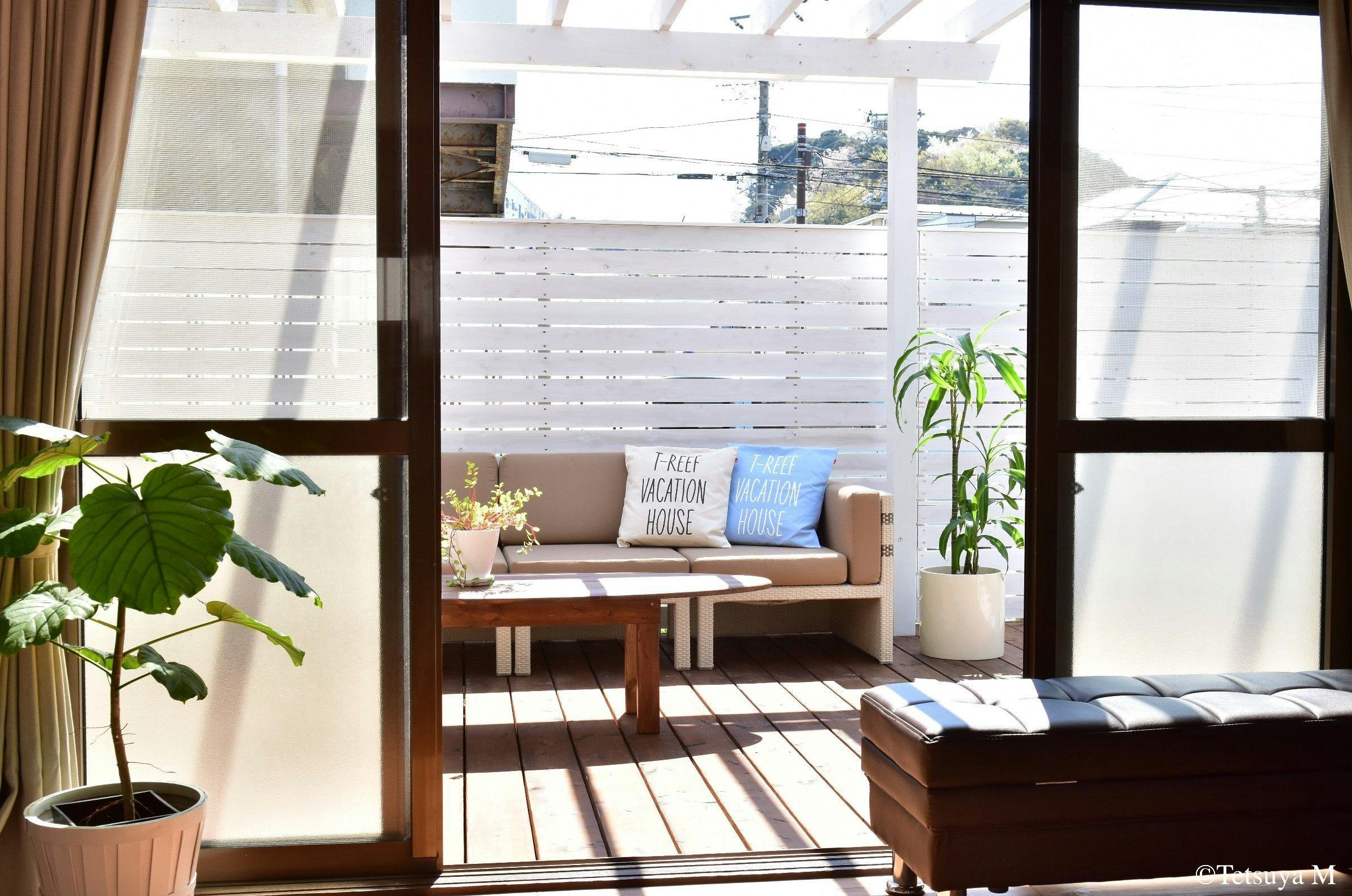 Terrace from the interior