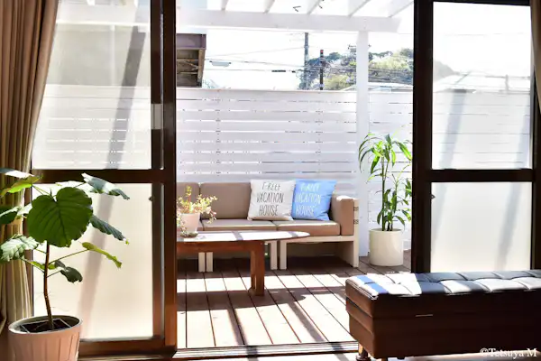 Terrace from the interior