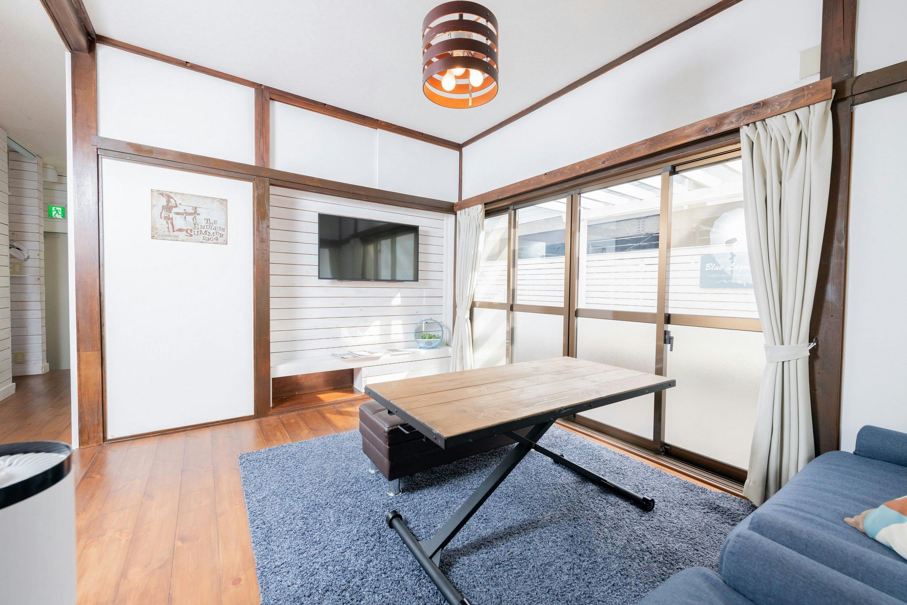 Living room and bedroom combined