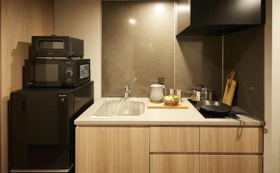 모든 객실에 주방과 조리 도구가 포함되어 있습니다!