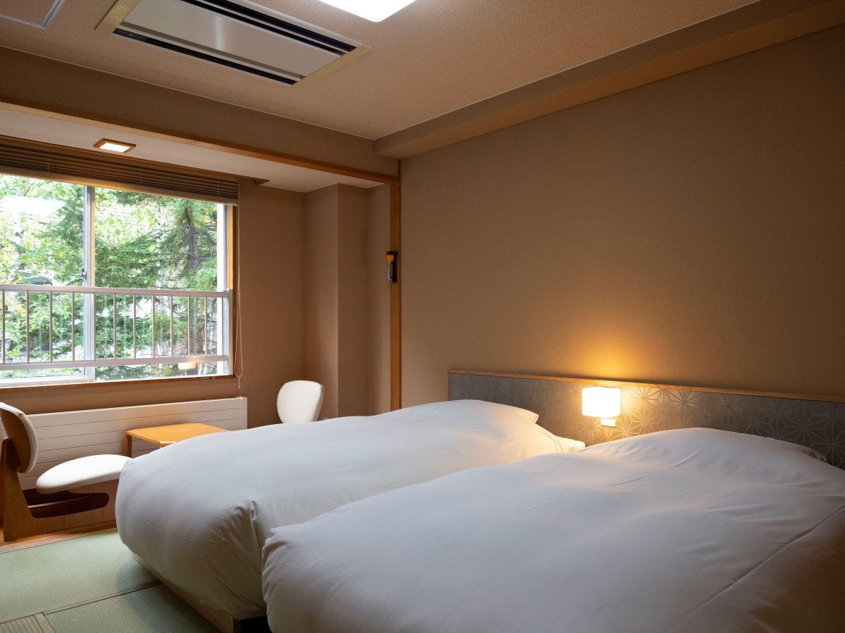 【Untuk pasangan atau dua orang yang akrab】Kamar Twin