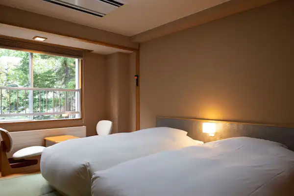 【Untuk pasangan atau dua orang yang akrab】Kamar Twin